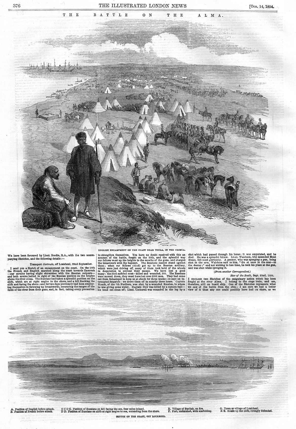 The battle on the Alma